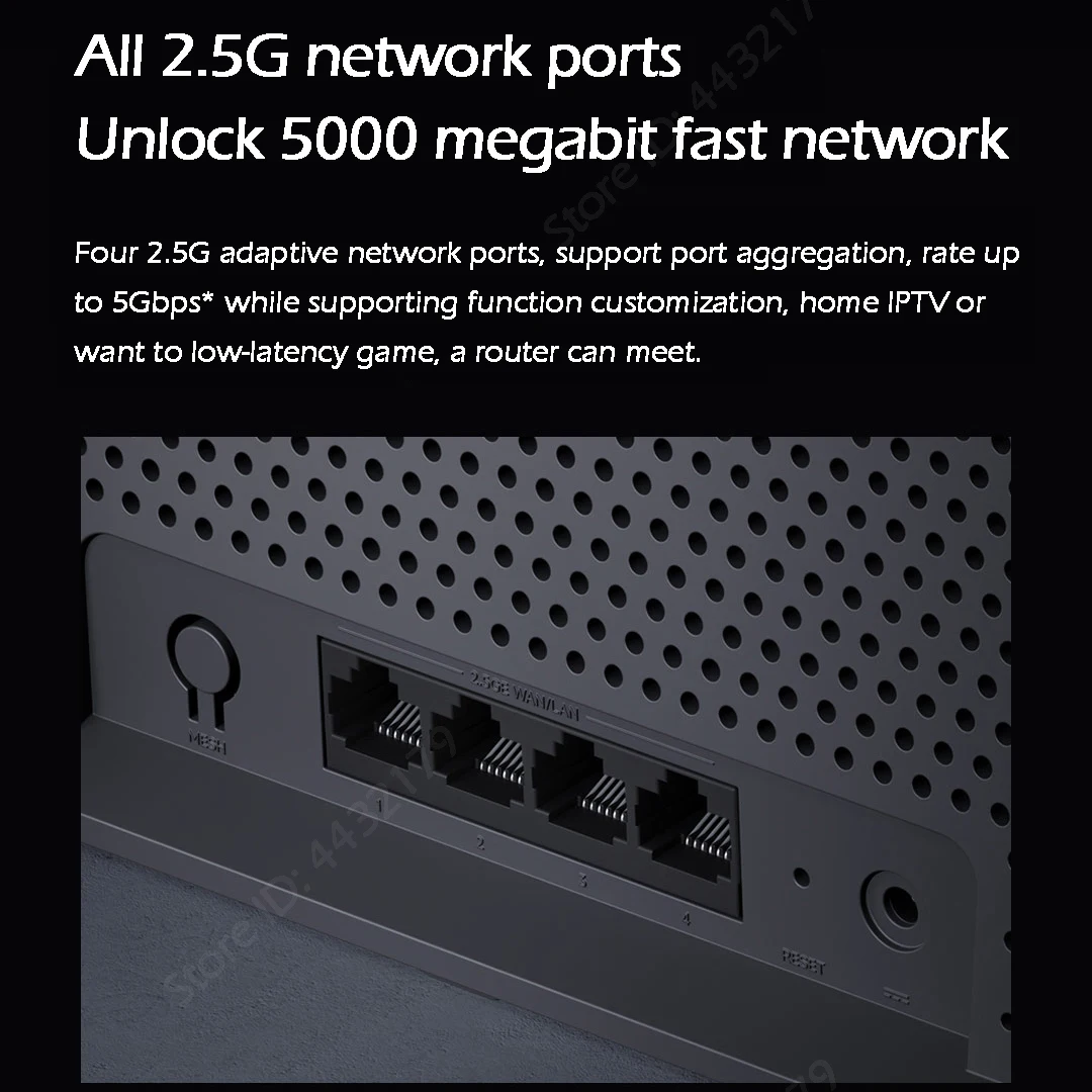 Imagem -06 - Roteador Núcleo Quad Wfi7 6500mbps 2.5g Porta Ethernet Dupla Freqüência 2.4 Ghz 5ghz Amplificadores de Sinal Independentes Malha Xiaomi-be6500