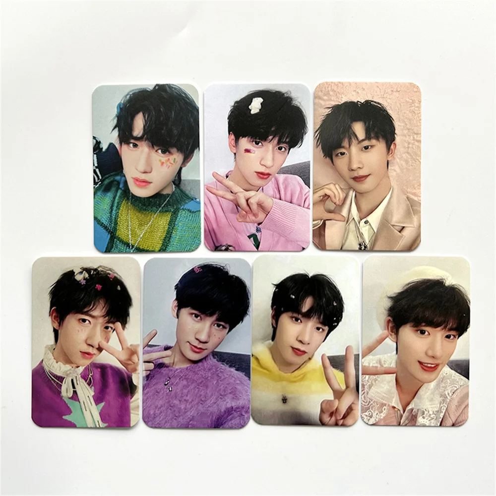 KPOP TNT New Album PhotoCards 7pcs Matte Film LOMO Card DingChengXin Two-Sided Paper Cards SongYaXuan MaJiaQi Fans Gifts