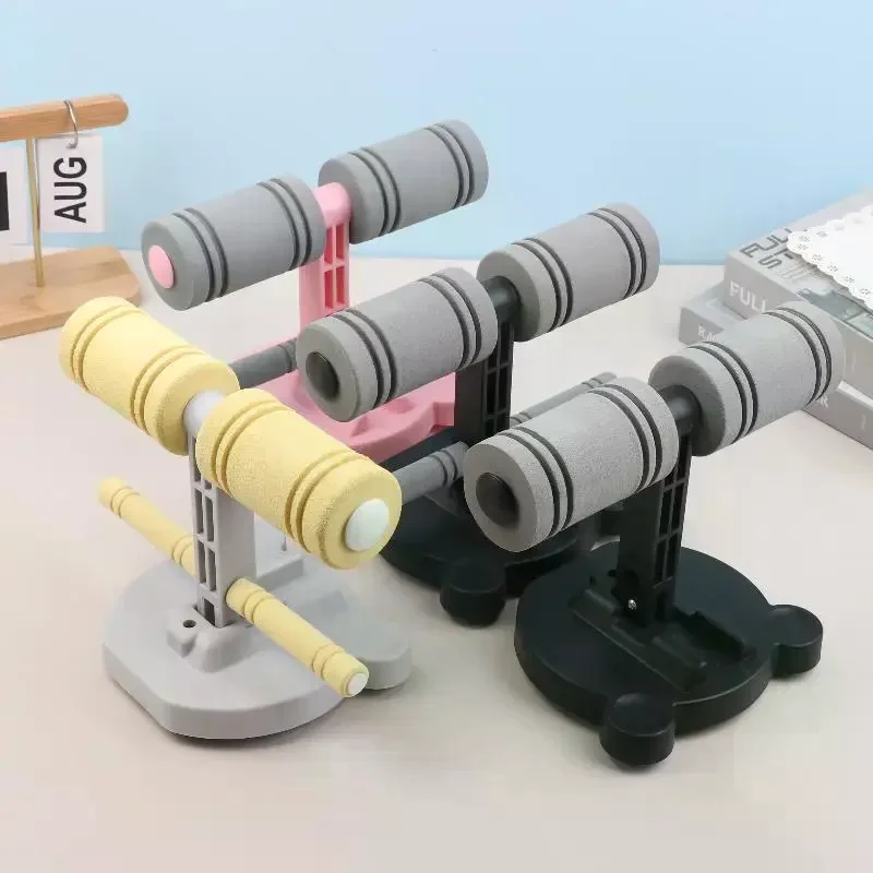 Dual Suction Cup Abdominal Workout Trainer with Pull Rope Sit up Assist Equipment for Home Gym Core Strength Helper