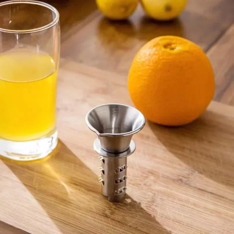 

Hand Juicer Pourer Screw Stainless Steel For Lemon Orange Limes Citrus Manually Lemon Squeezer Juice Squeeze Fruit Tool