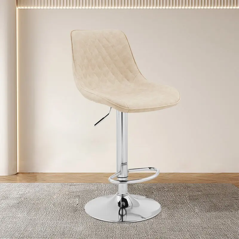Cadeira Alta Nórdica para Bar, Elegante, para Sala de Estar e Café, Minimalista de Madeira, Relaxante, Taburete Alto, Móveis para Varanda