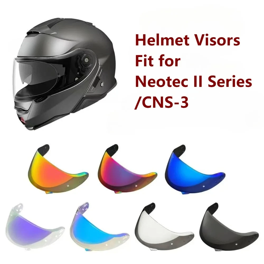 Photochromic Helmet Visor CNS‑3 UV‑Resistant Sunshield Replacement Lens for Neotec 2 Neotec II Helmet