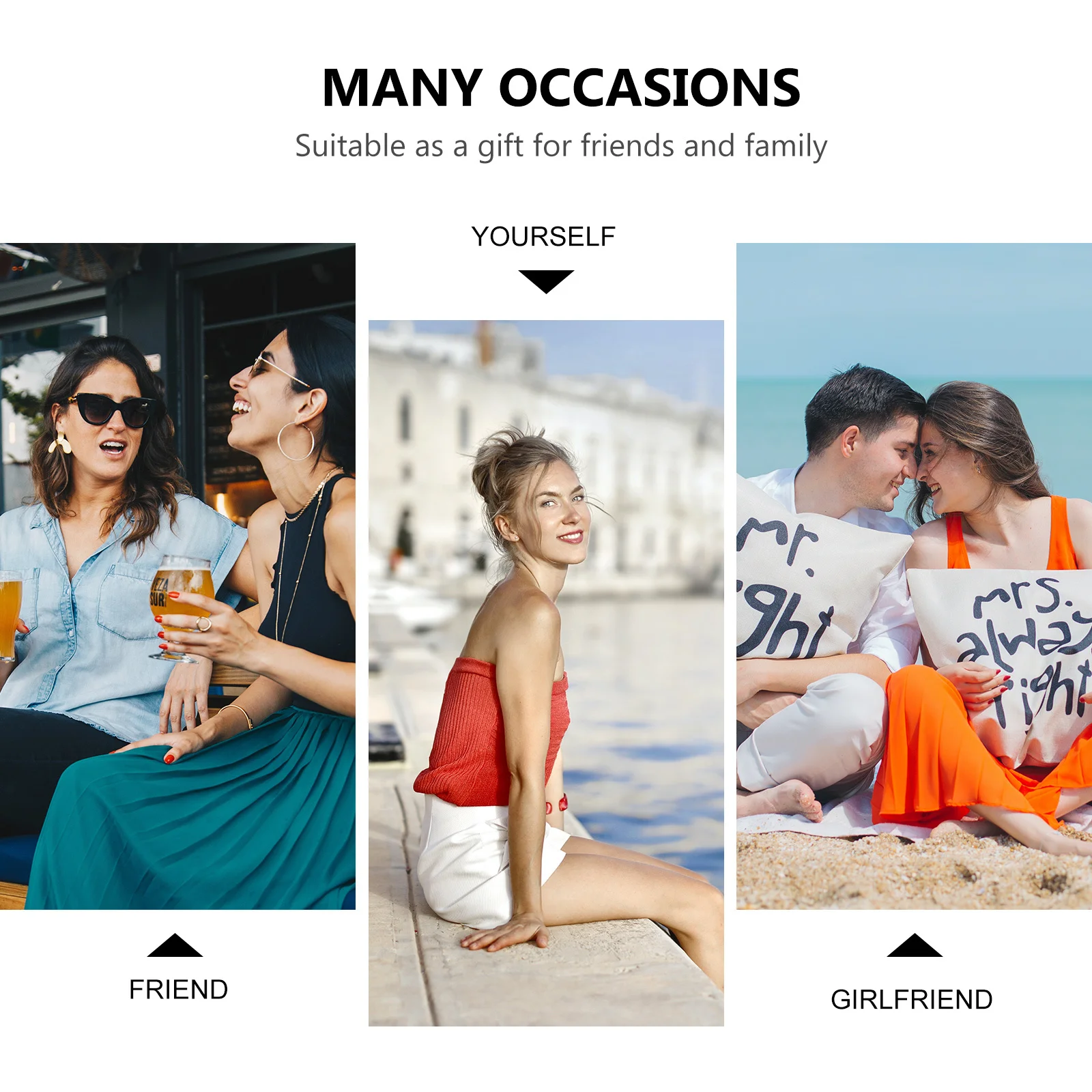 صناديق مجوهرات مكونة من 5 قطع، مجموعة علب هدايا ورقية ممتازة، تخزين متين لقلادة القرط، حاوية تغليف أنيقة لسوار الخاتم #5