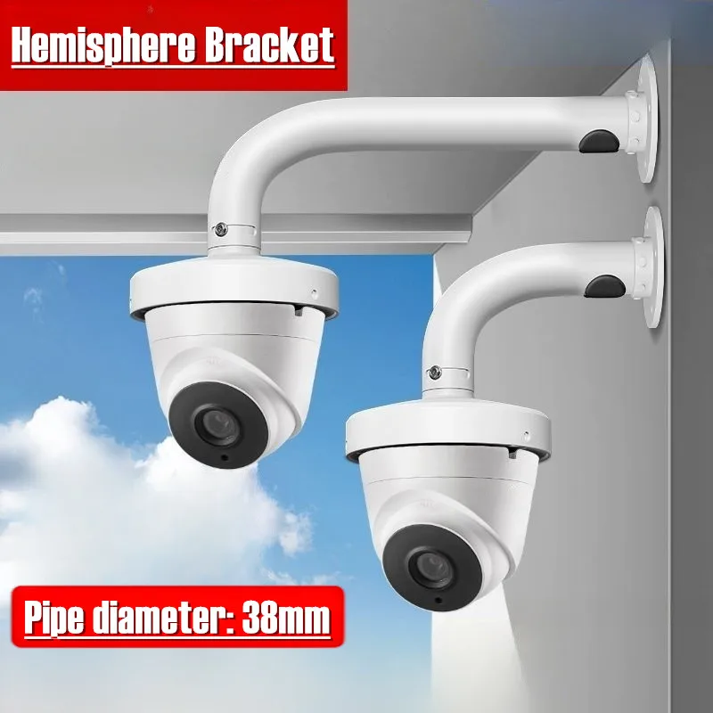 Soporte de montaje en pared para cámara CCTV de seguridad domo Universal, soporte de cámara de brazo largo de 18cm, 26cm y 37cm para Samsung Hikvision Dahua