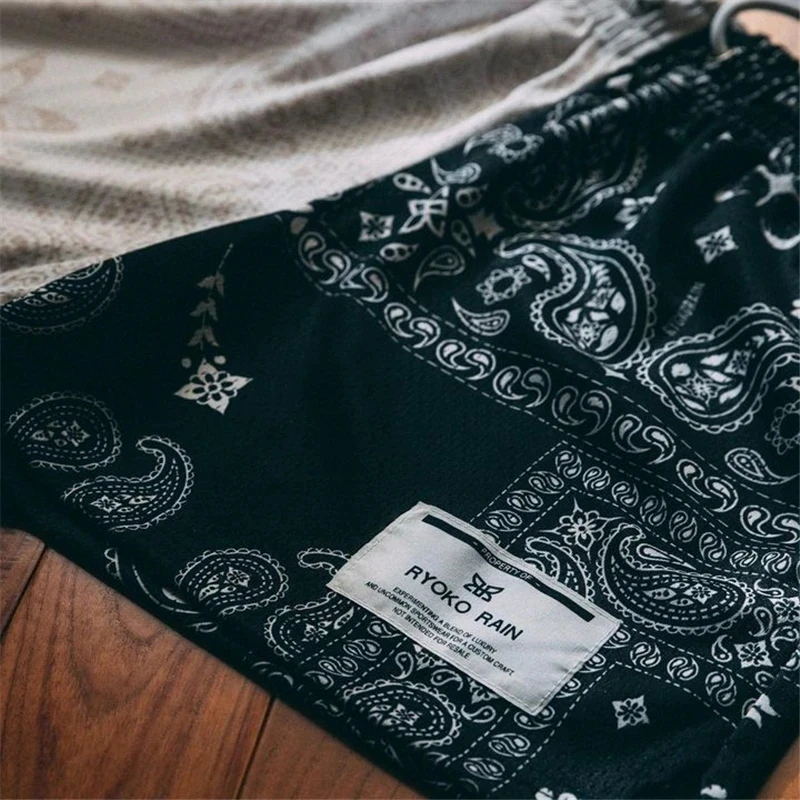 RYOKO RAIN Nuevos pantalones cortos de verano para hombres, pantalones cortos casuales de playa a la moda para hombres y mujeres, pantalones cortos