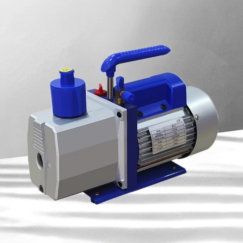 4L Rotary Vane Vacuum Pump Single Stage Oil Sealed HVAC Refrigeration Repair Industrial Suction Degassing Pump