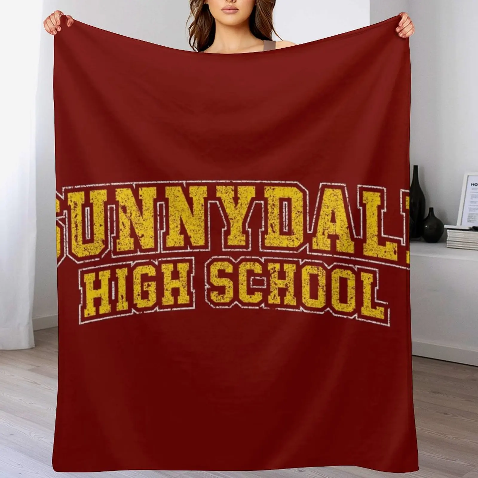 

Sunnydale High School Throw Blanket Designers Plush Stuffeds Cute Plaid Blankets