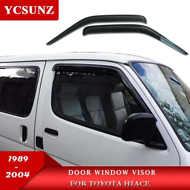 Side Door Window Visor For Toyota Hiace 1989-2000 2001 2002 2003 2004 Window Deflector Rain Guard Car Accessories