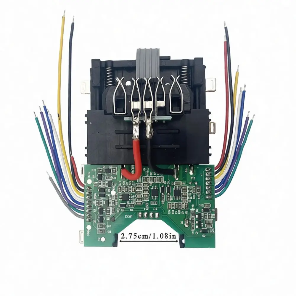 ABS Plastic Case Kit For For DCB609 Battery Housing With PCBA Circuit Board Repair Part For Power Tool Storage Accessory