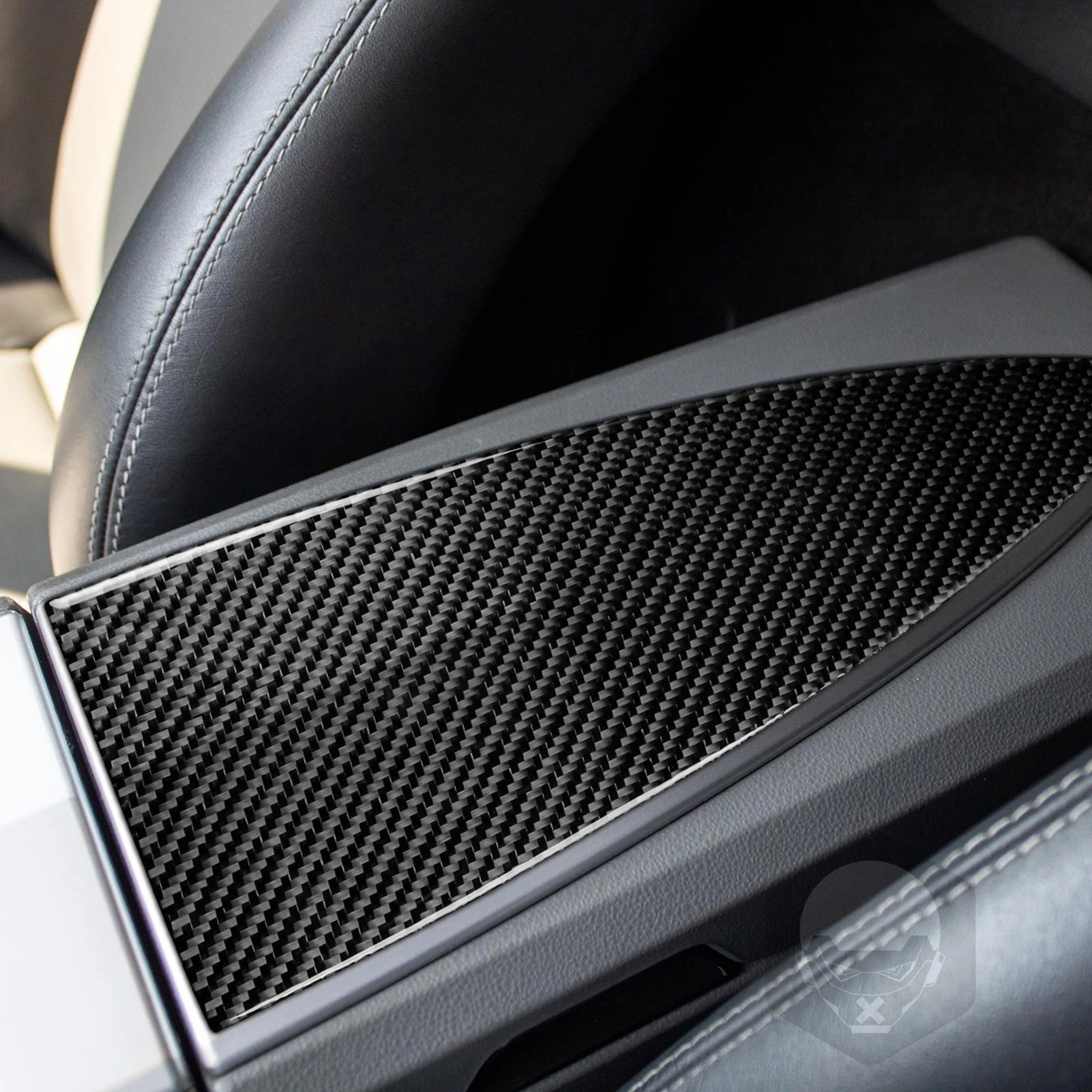 For Chrysler Crossfire 2003-2008 Real Carbon Fiber Stickers Central Radio AC CD Gear Shift Door Panel Car Accessories Decorative view 6