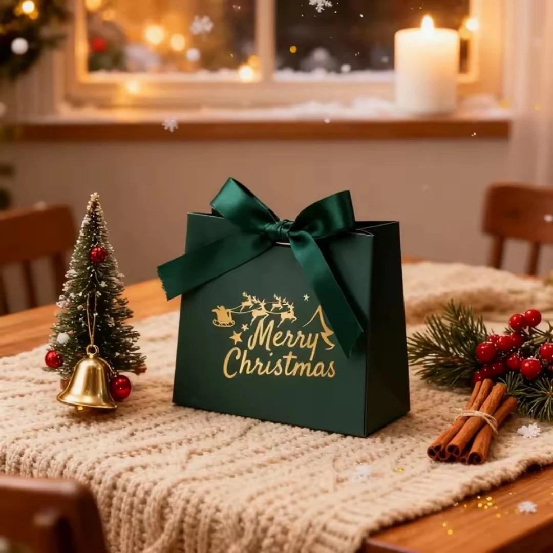 

Bow Ribbon Gift Bags Reliable Small Party Bags Christmas Gift Bags High-Quality For Party Festival New Year