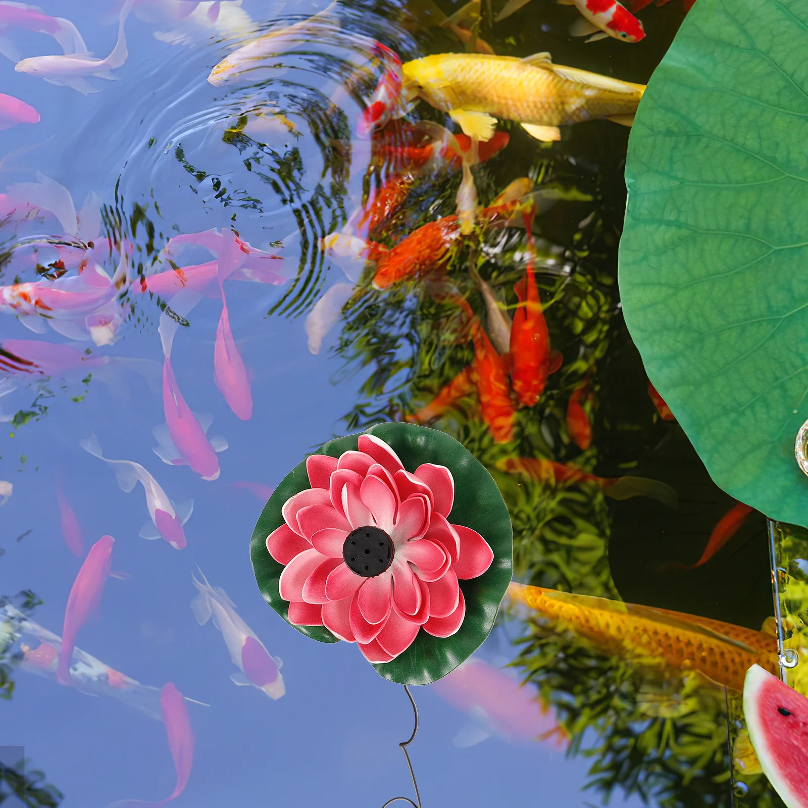 

1 set 1 Set Solar Fountain Floating Water Garden Decor Lotus-Style Fountain For Pond Pool Outdoor Landscape No Needed