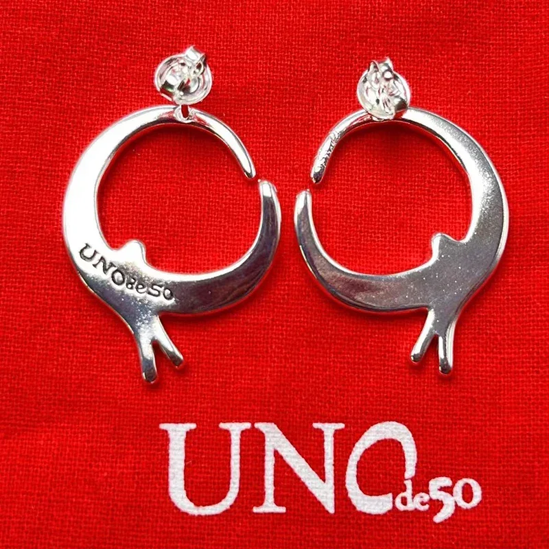 2023 UNOde50 earring Espanha Alta Qualidade Criativo Exquisite Brincos Geométricos Das Mulheres Romântico Jóias Gift Bag