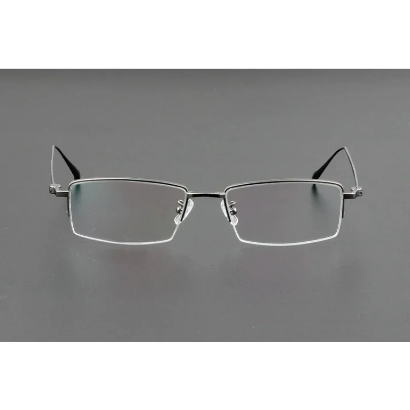 High-end myopia   men, ultra-light glasses frame half-frame business  frame, gold rim eye frame with myopia glasses