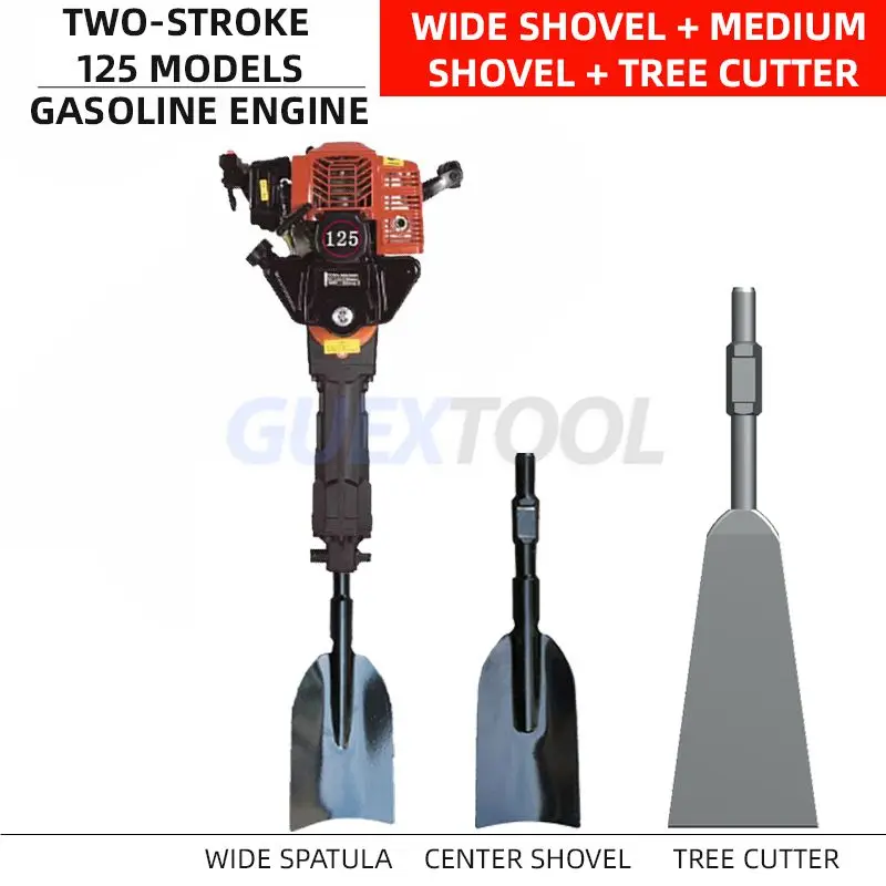 Máquina de excavación de árboles de selección de gasolina, máquina de elevación de plántulas, excavadora de bolas de suelo, excavación de zanjas,