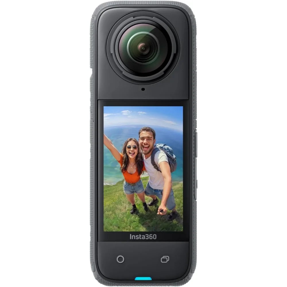 

X4 Standard Bundle - Waterproof 8K 360 Action Camera, 4K Wide-Angle Video, Invisible Selfie Stick Effect,