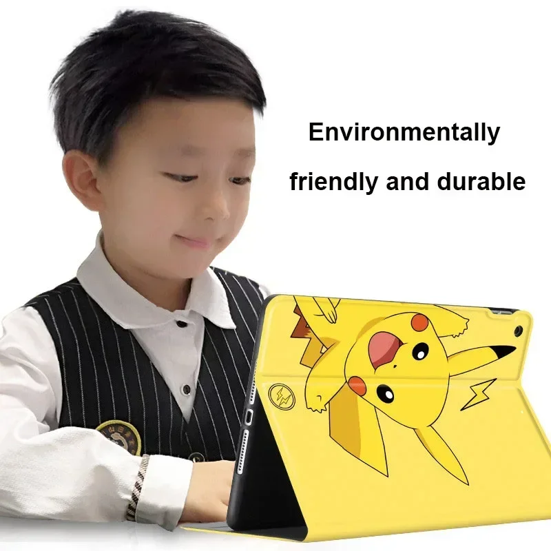 Pokemon Pikachu For iPad 10.2 8th 2018 2017 9.7 Case For Pro 11 iPad Air 5 Mini 4 5 6 Air 4 iPad 10th 10.9 2022 9th 12.9 Cover