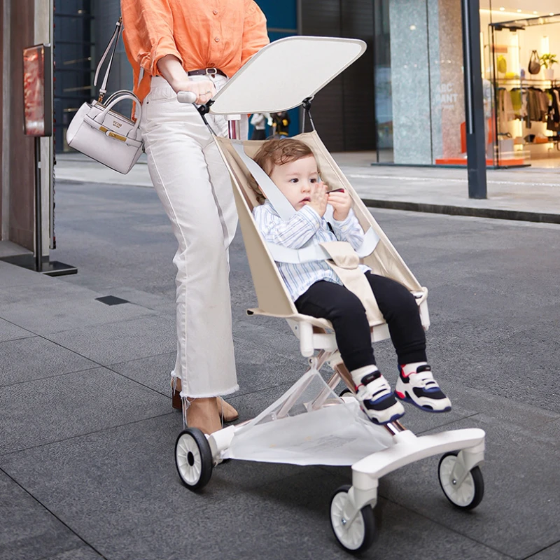 2025 New Lightweight Baby Travel Stroller Portable Foldable Pocket Stroller Multifunctional Children's Stroller Baby Carriage