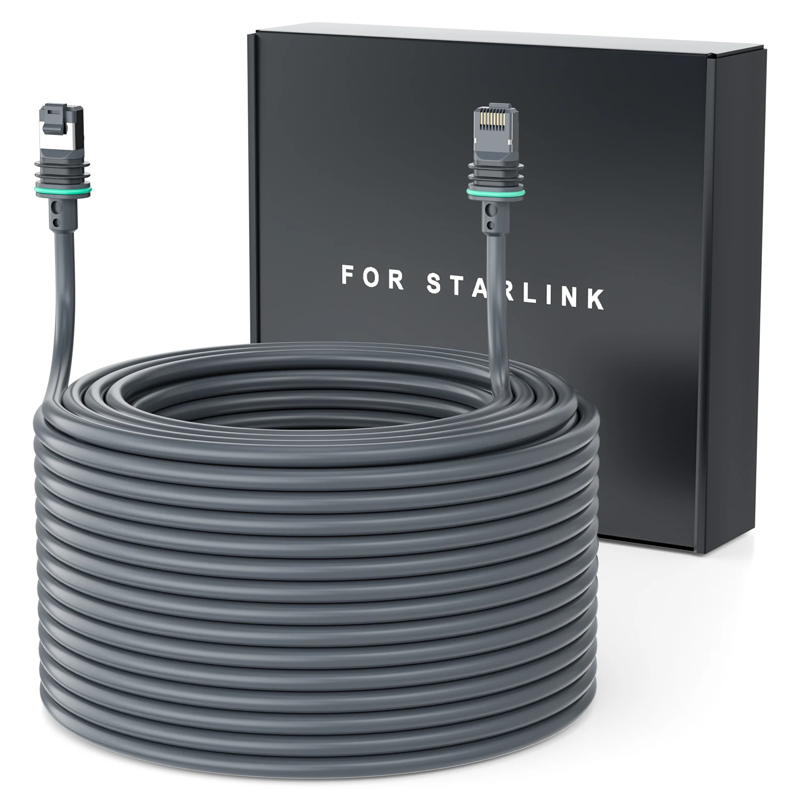 Cable de extensión para enrutador Starlink V3/Gen3, enchufe y plato de repuesto Web para Kit de reparación de Cable satelital Starlink Cabo