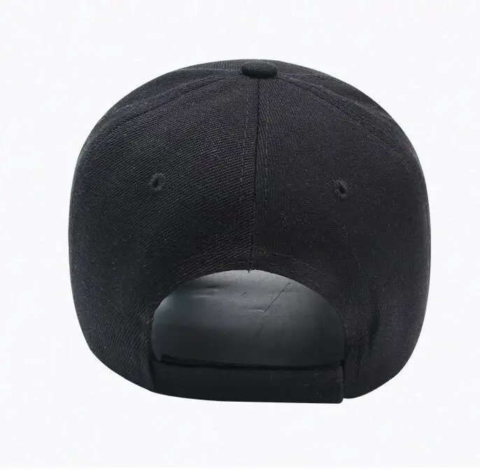 New Unisex Simple Black Cap Solid Color Baseball Cap Snapback Caps Casquette Hats Casual Gorras Hip Hop Dad Hats For Men Women