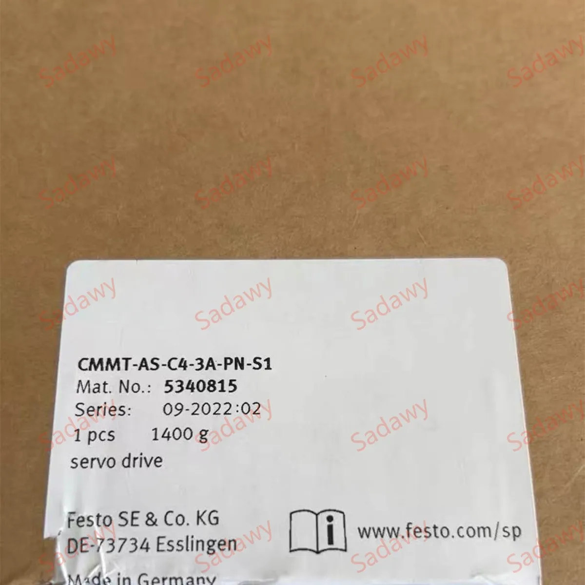 Fe-sto مستعملة وجديدة الأصلي CMMT-AS-C4-3A-EC-S1 5340820 CMMT-AS-C4-3A-MP-S1 8143164 CMMT-AS-C4-3A-PN-S1 5340815 محرك سيرفو