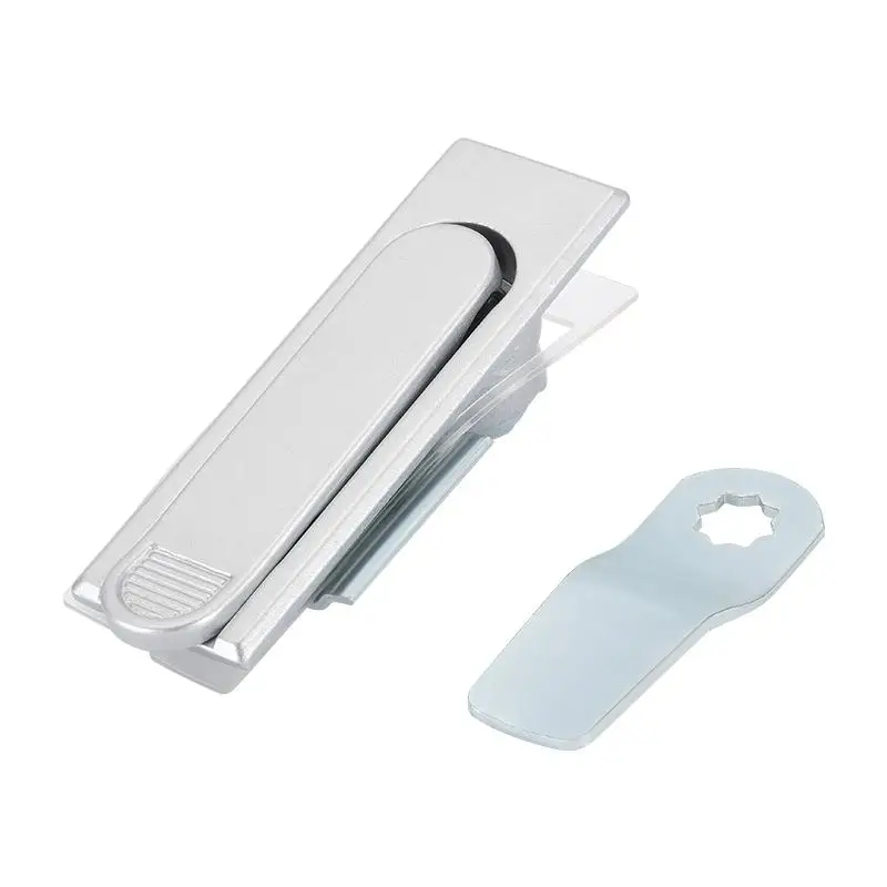 High Quality MS380 Industrial Equipment Keyless Rectangle Zinc Alloy Industrial Flat Lock Switch Cabinet Handle Panel Lock