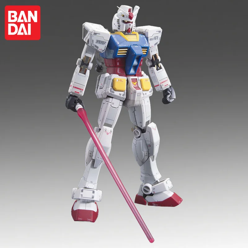 

In Stock Bandai Original Rg 1/144 Rg-gundam Gundam Action Figure Model Doll Brand New Boxed Anime Characters Toys Model Garage