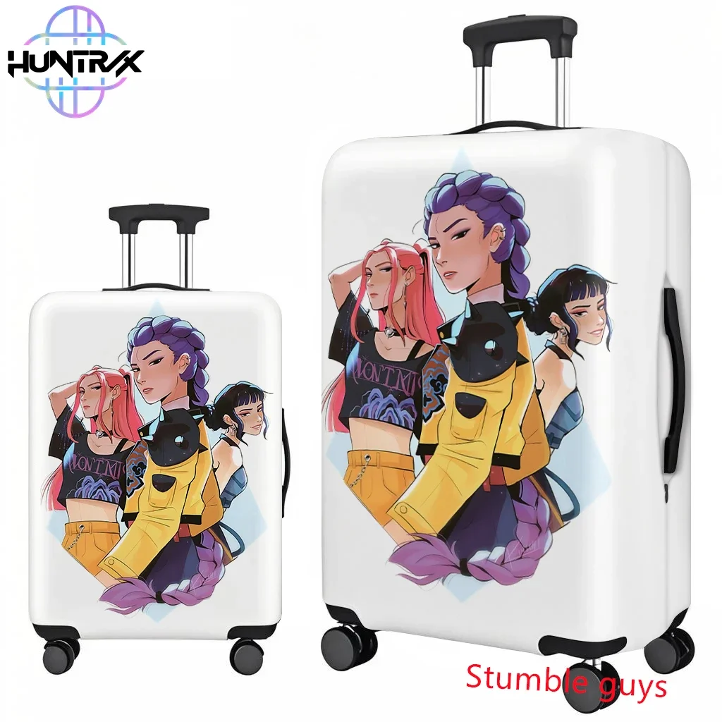 

Kpop Demon Hunters Suitcase Cover Fits 18-32 Inch Luggage Durable Anime Travel Protector
