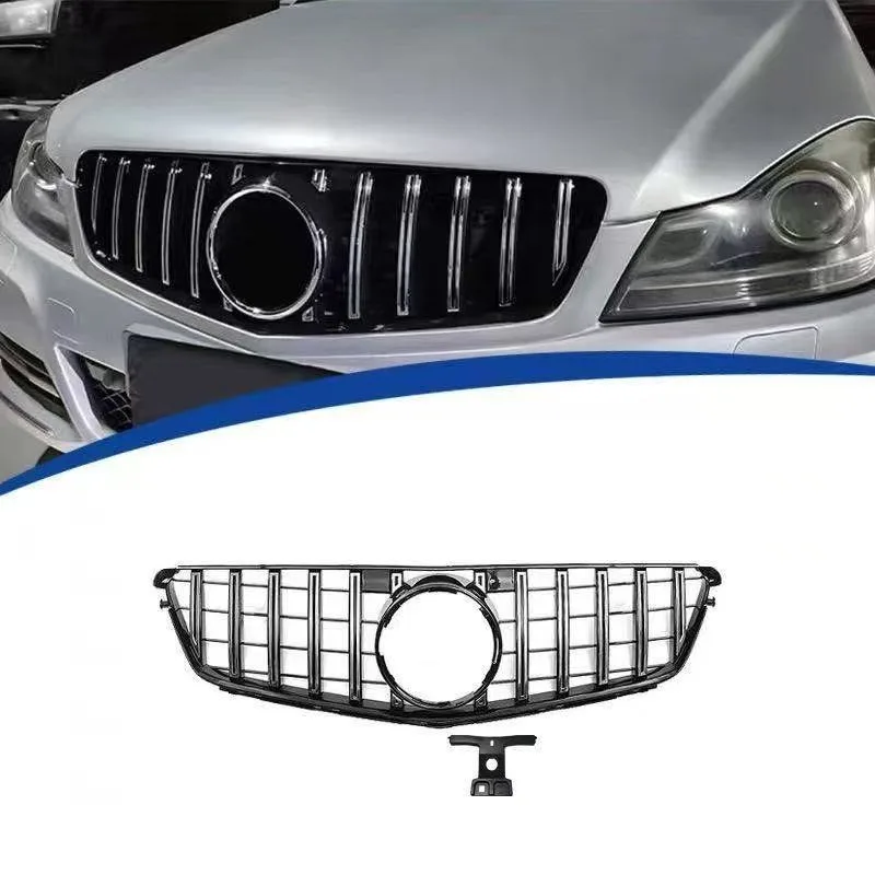 

Front Inlet Grille Racing Grill GT Diamond Styling For Mercedes Benz C W204 2007-2014 C200 C180 C300 C250 C43 AMG Exterior Part