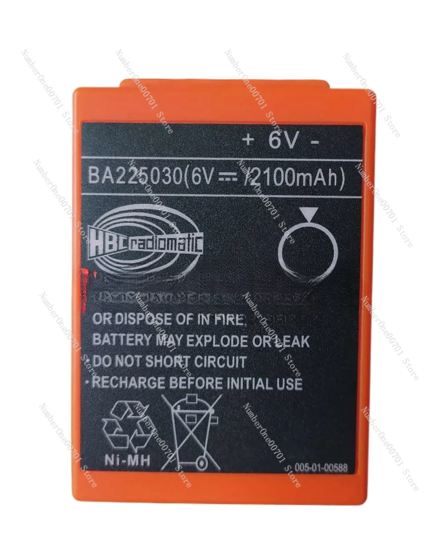 Pump Truck Bridge Crane Driving HBC Remote Control Battery Ba225030 6.0v