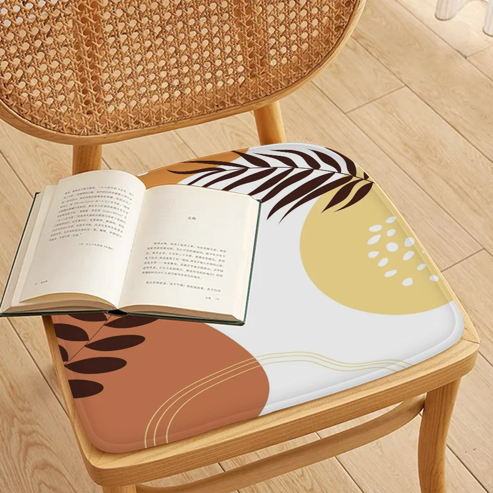 Palm Tree Leaves Art Chair Cushion Soft Office Car Seat Comfort Breathable 45x45cm Sofa Decor Tatami