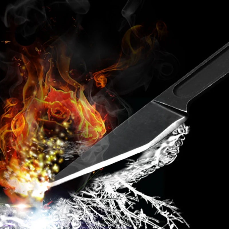 กลางแจ้งมินิคอกมีด K พวงกุญแจยุทธวิธี Survival Pokcet มีด Camping Rescue เครื่องมือ