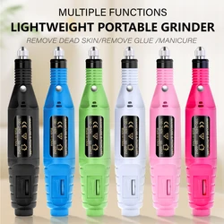 LULAA Metal Tip Nail Drill Machine Electric Manicure Milling Cutter Kit Gel Polish Professional Manicure Tool Nail Accessories