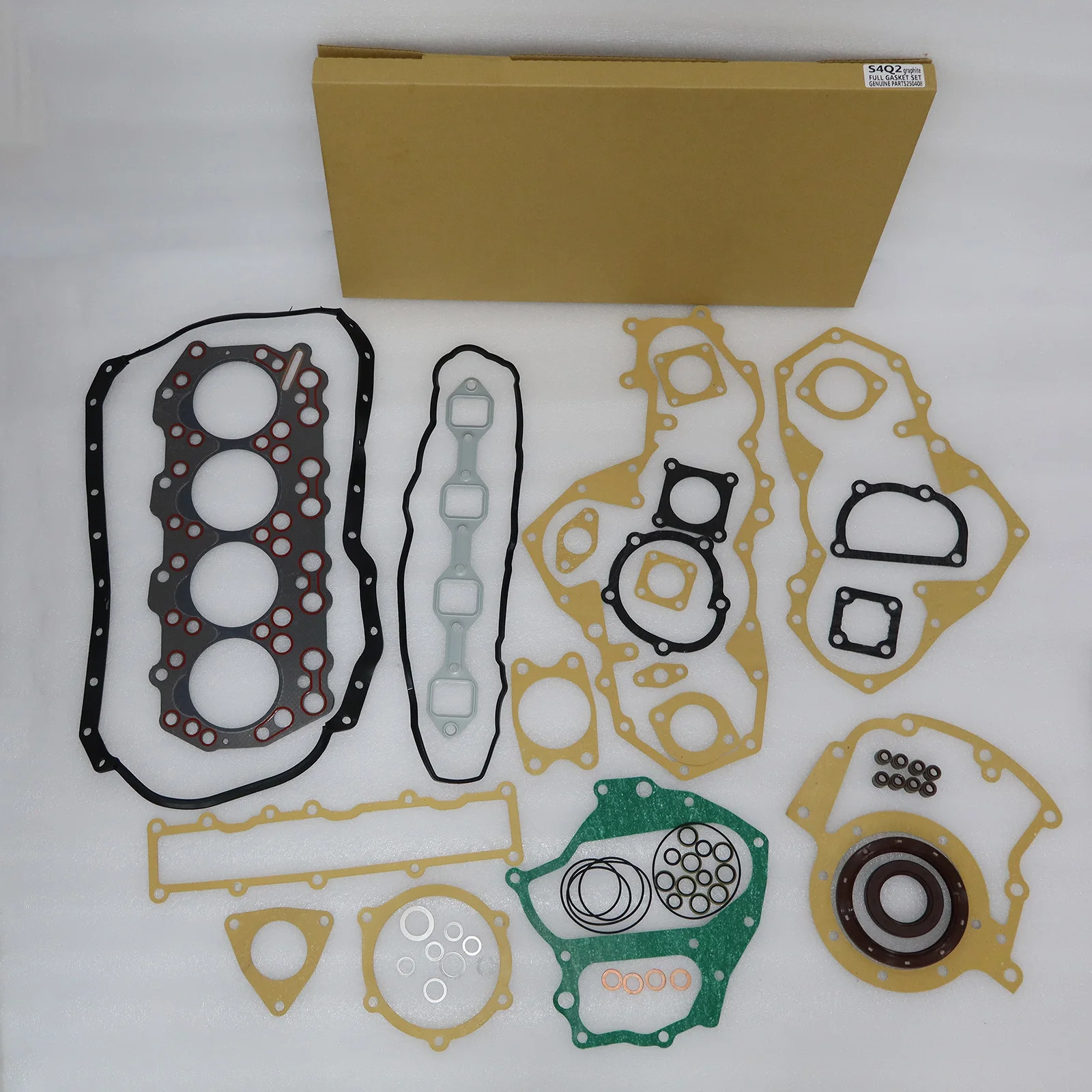 

Full Gasket Kit with Head Gasket Fits for Mitsubishi S4Q S4Q2 S4Q2-T Engine for Montana 4320 4320C 4340 4340 4540