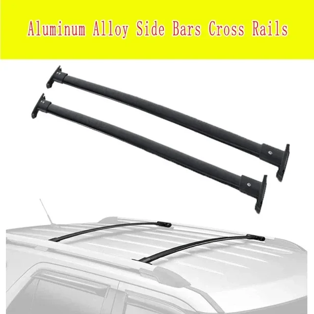 SHITURUI For Ford explorer 2016 2017 2018 2019 Serultra quiet truck roof bar car special aluminum alloy belt lock