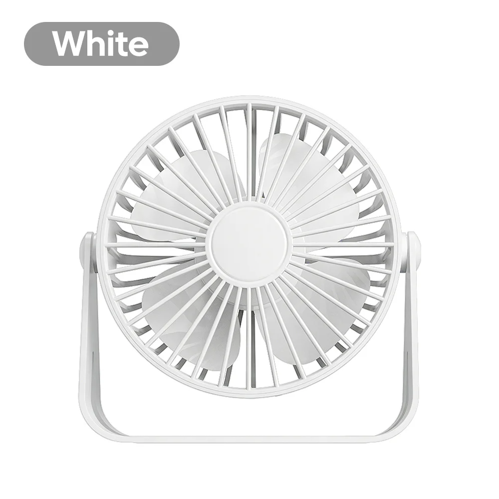 Schreibtischventilator, tragbarer Mini-USB-Akku-Ventilator, extrem leise, geeignet für Zuhause, Schreibtisch, Büro, Studentenwohnheim, Computer, Sommer