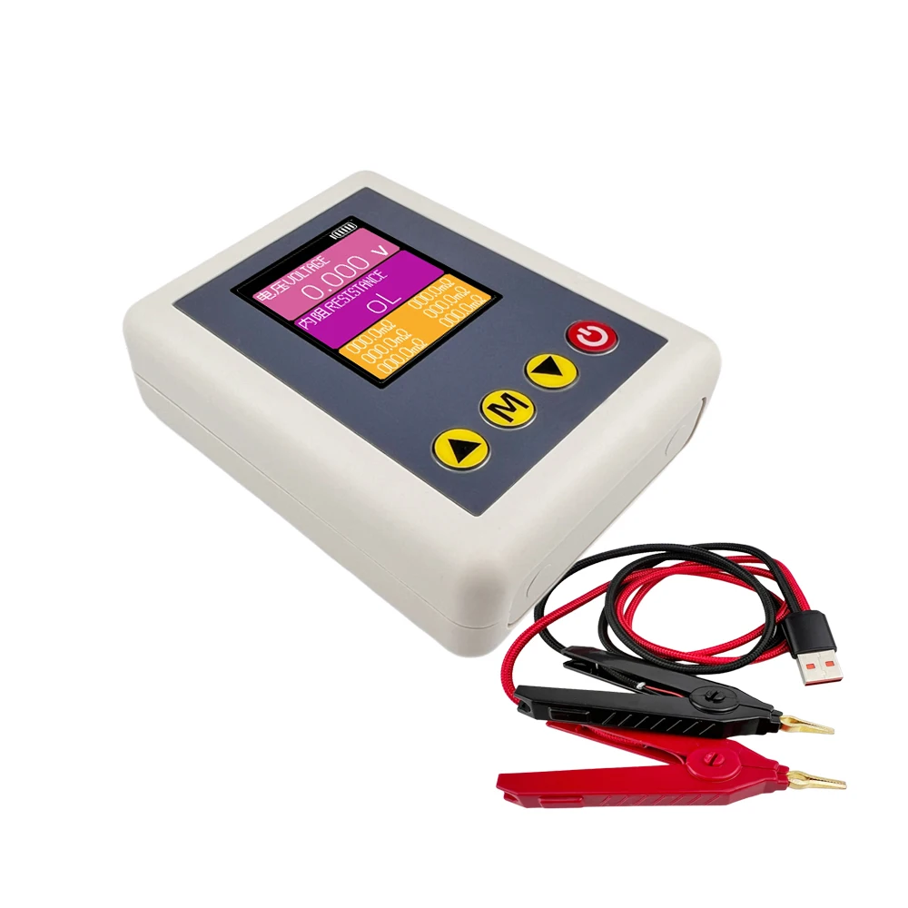 أربعة خطوط TS4520 TYPE-C تيار مستمر 5 فولت بطارية ليثيوم عالية الدقة المقاومة الداخلية متر فاحص كاشف الجودة 18650 بطارية جافة