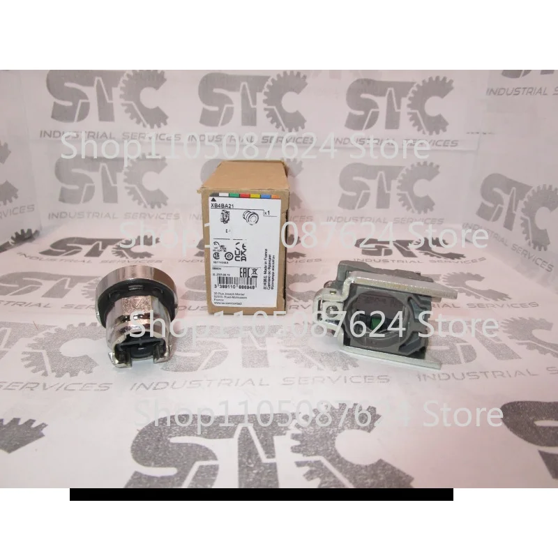 GG  XB4BA21 For SCHNEIDER 22mm Black flush,push butt,spring return,