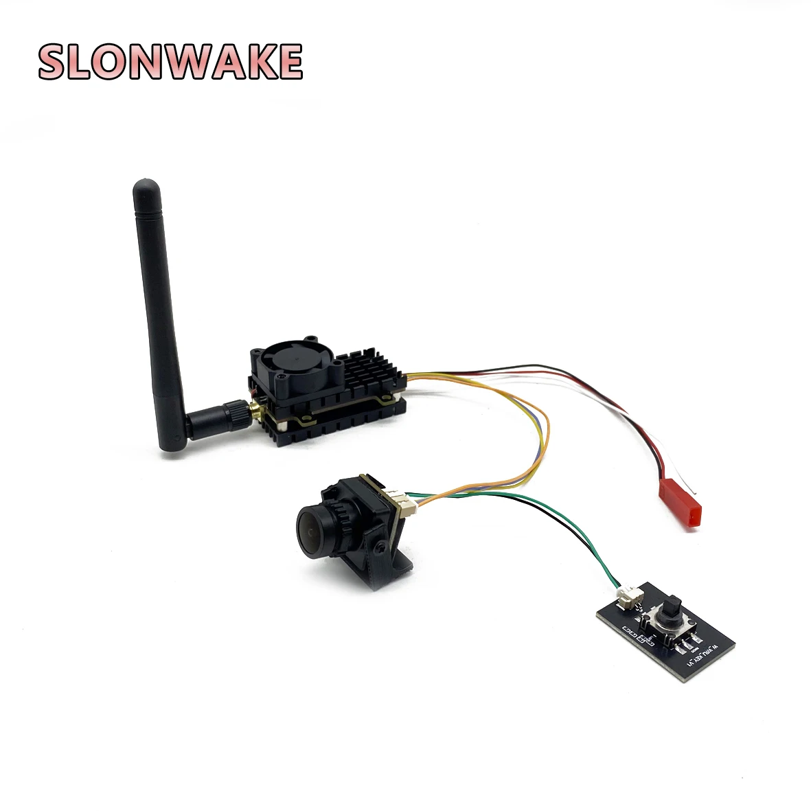 Transmissor Comutável de Longo Alcance, Suporta Áudio Inteligente, CMOS 1200TVL FPV Camera FPV Drone Airplane, VTX FPV 2W, 5.8G