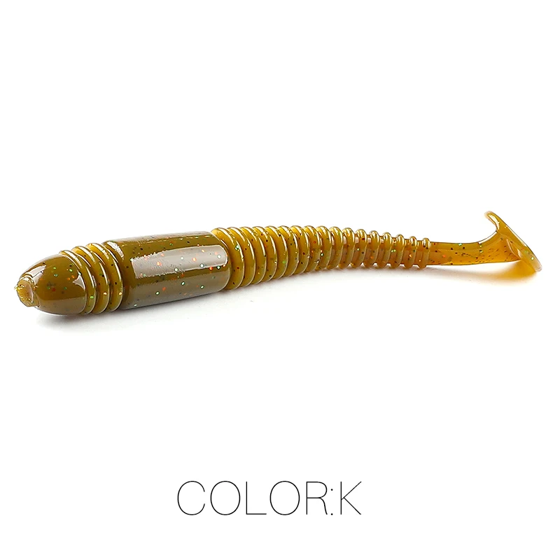 Supercontinent Swing Impact Ring Shad Angelköder Weiche 8 cm/10 cm Köder Swimbait Jigging Köder Künstliche Köder