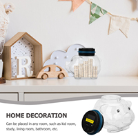 Digital Display Piggy Bank Kids Saving Jar LCD Screen Coin Counter Money Box Desktop Household Savings Gift for Children Adults