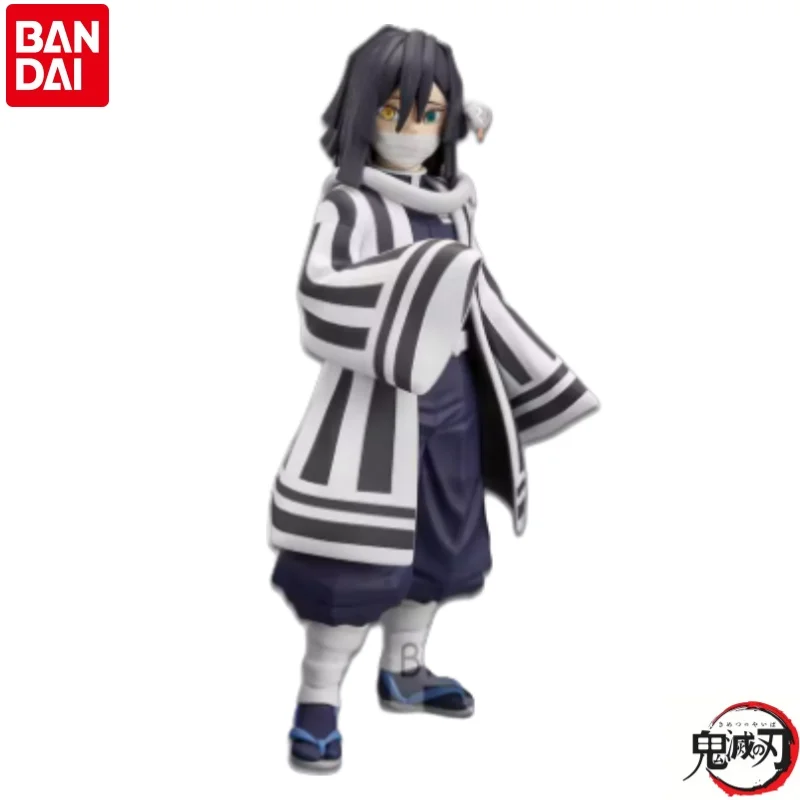 In Stock Original Bandai Banpresto Demon Slayer Iguro Obanai ตุ๊กตาเครื่องประดับรูปปั้นวันหยุดของขวัญอะนิเมะสินค้า