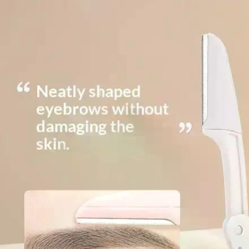 3PcS Safe Folding Ladies Face Shaver Eyebrow Trimmer Blade Anti-Scratch Razor Makeup Tools Eyebrow Trimmer Face Razor