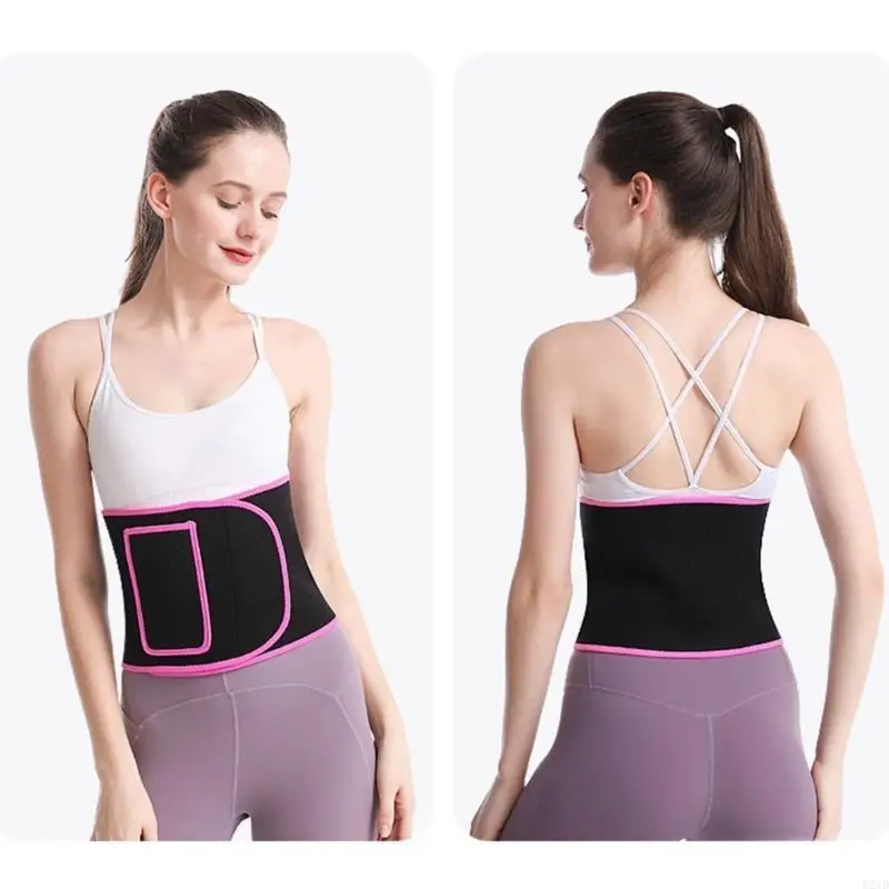   Sports Sweatband Fitness Slimming Belt for Running Fat Burning Yoga Waist Restraint Belt Enhances Comfort and Support