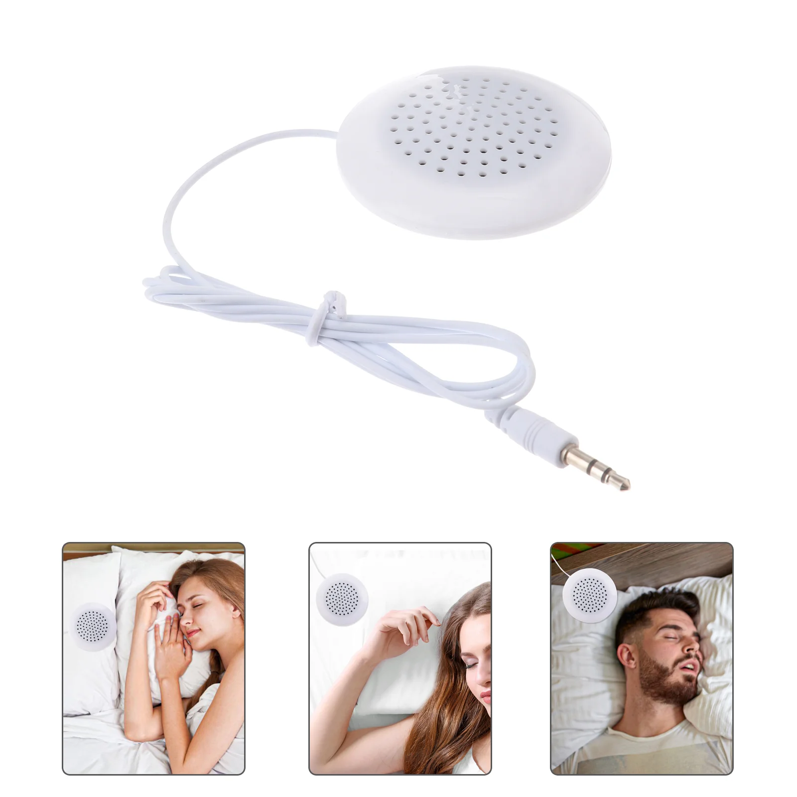 

3 5mm Portable Radios Pillow Speaker Wired Speakers for Sleeping Bed Side under