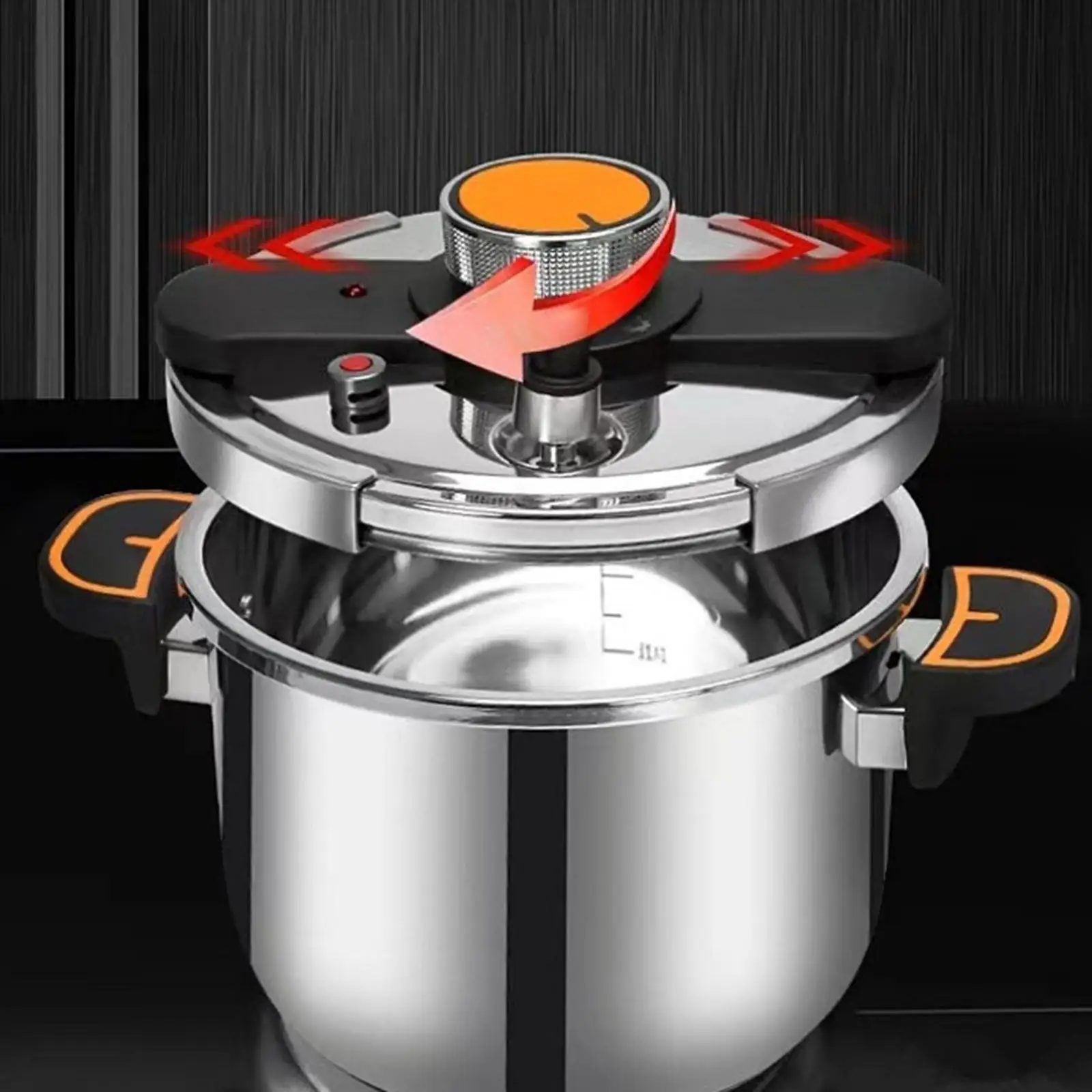 

Stainless Steel Pressure Cooker Kitchen Soup Stewpot for Restaurant Camping