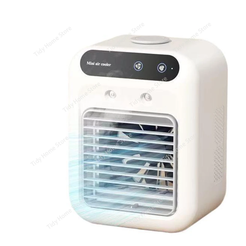 

Сверхдлительный срок службы батареи, мини-вентилятор для студентов с цифровым дисплеем ветровой пушки, небольшой настольный вентилятор с распылителем льда