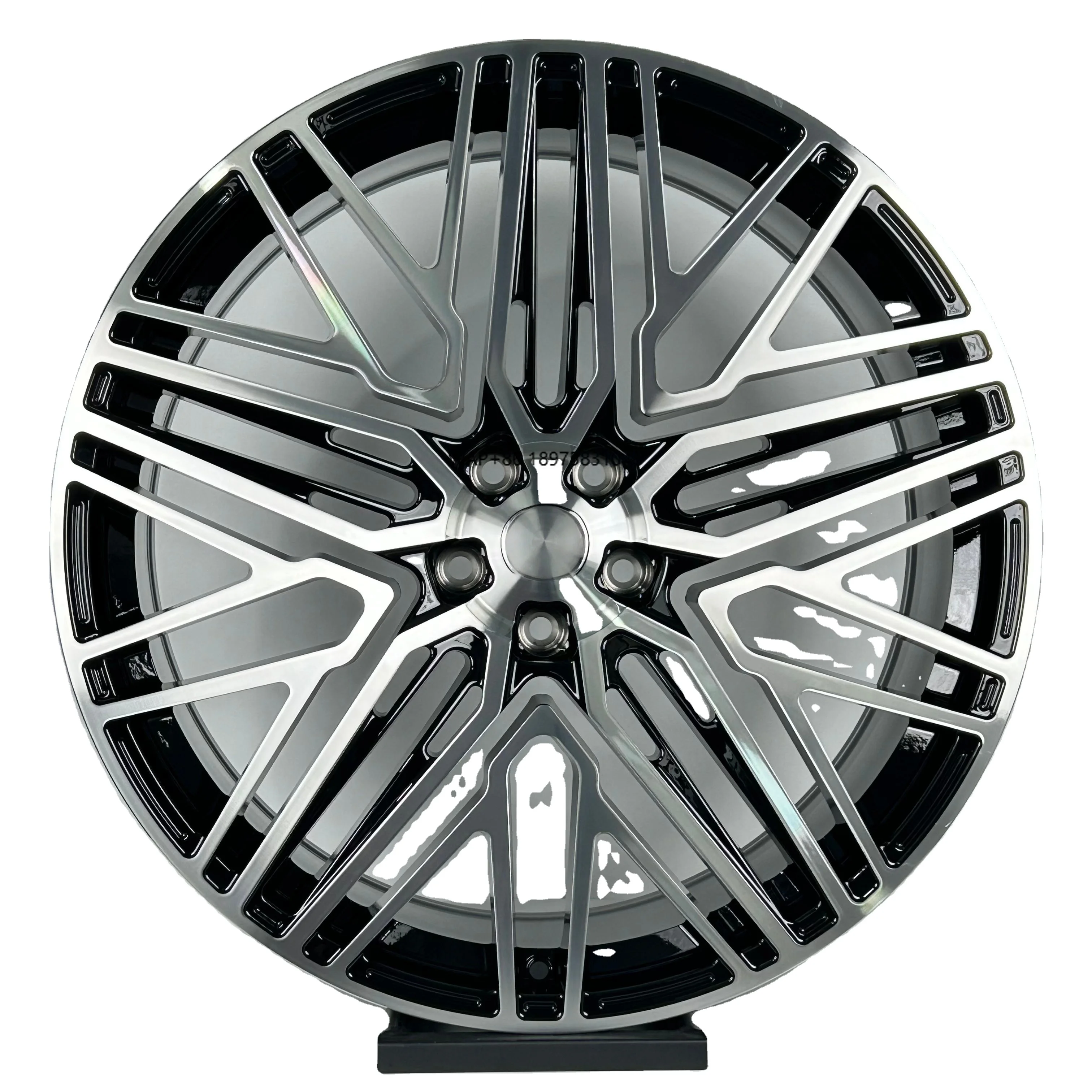 

New Custom Deep Dish Five Spoke Aluminium Alloy Passenger Car Wheels 5x114.3/5x120 PCD 35mm ET Minimum Order 4 Pieces