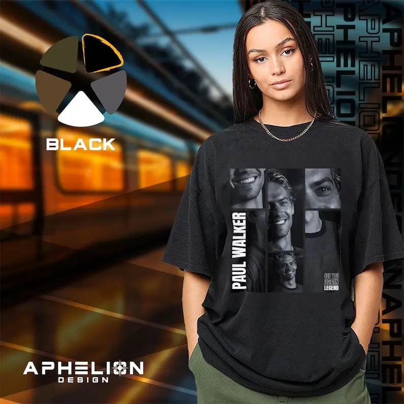 Limited Edition Paul Walker T-shirt, Sweatshirt and Hoodie, Exclusive Fan Merch for Women and Men, Mother's Day Gift