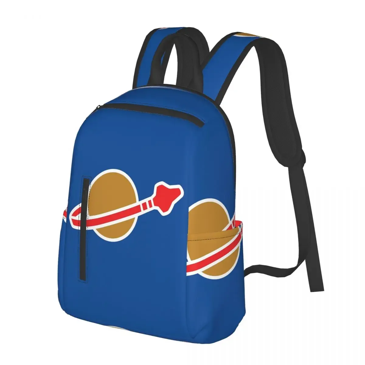 

Classic Space Log Student Backpack School Bag Hiking Travel Daypack for Men Women Fashion Bookbag Shoulder Bags